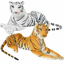 30CM Large Giant Wild Animal Tiger Teddy Leopard Soft Plush Stuffed Toy