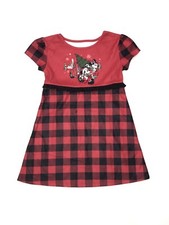Girls Minnie Mouse Nightgown Flannel Red