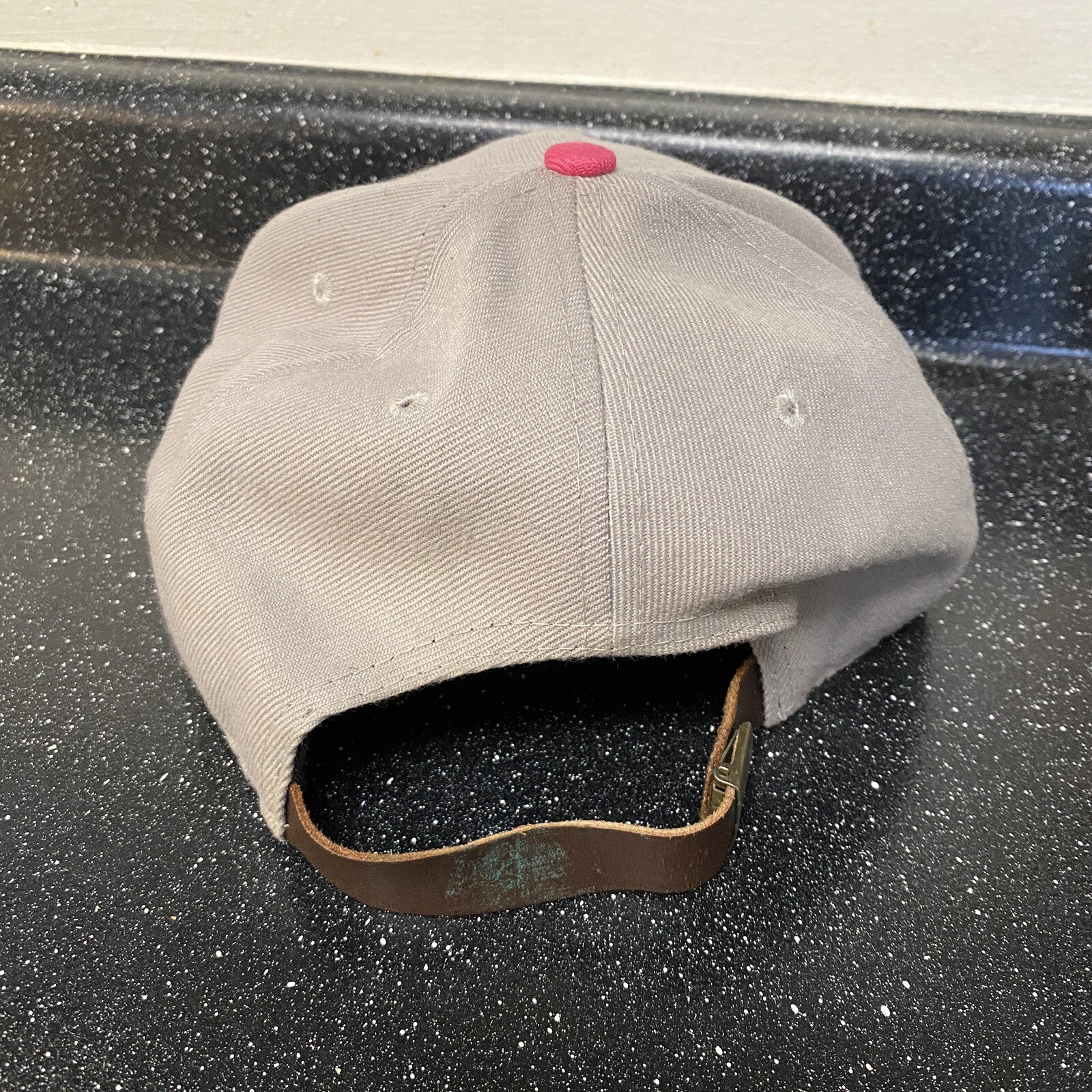 Pink Dolphin Strapback Adjustable Cap Leather Buc… - image 3