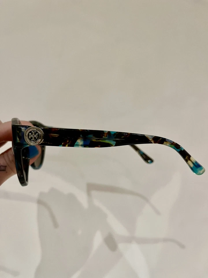 Preciosas gafas de sol Tory Burch TY7087 3145/T5 52/19 135 3P azules marrones Foto 2 de 4