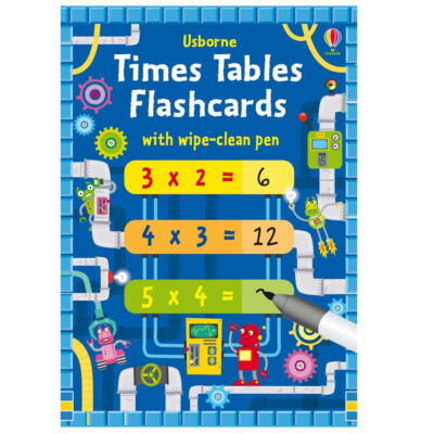Usborne Times Tables Flashcards - Children's Multiplication Practice Cards