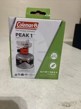 Coleman Peak One Butane/Propane Portable Stove - Multicolor (2000038017) new box