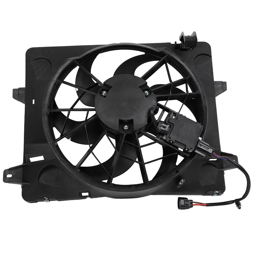 Cooling Fan Assembly For 2003-2005 Ford Crown Victoria Lincoln Town Car Foto 3 de 4