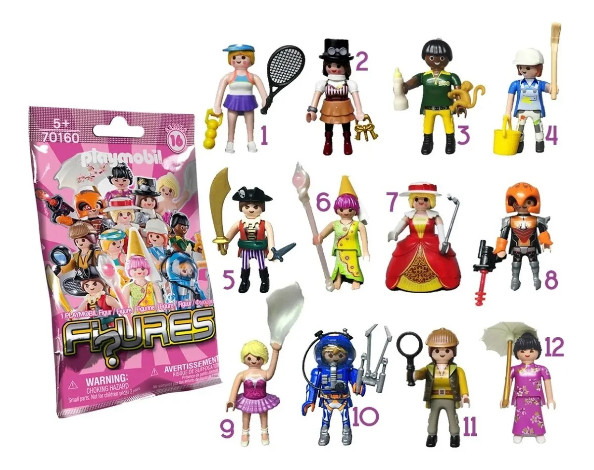 Playmobil 70160 Figures Series 16 Complete (12 Figures)