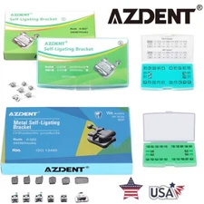 Dental Orthodontic Self-Ligating Brackets Mini Roth.022 Monoblock/Separable Base