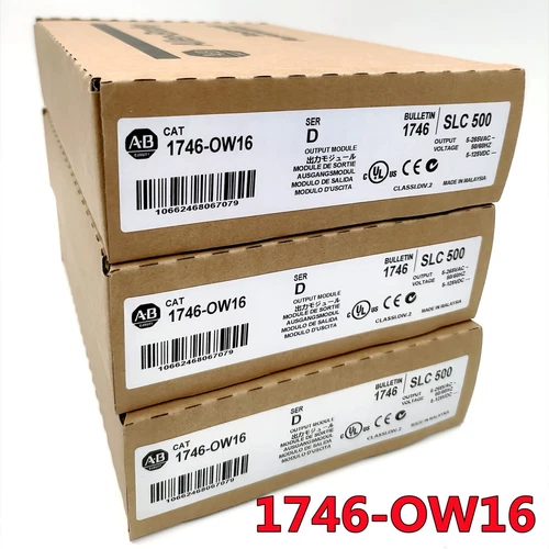 New 1746-OW16 Allen Bradley Factory Sealed SLC 500 PLC Output Module In Stock AB - Picture 1 of 1