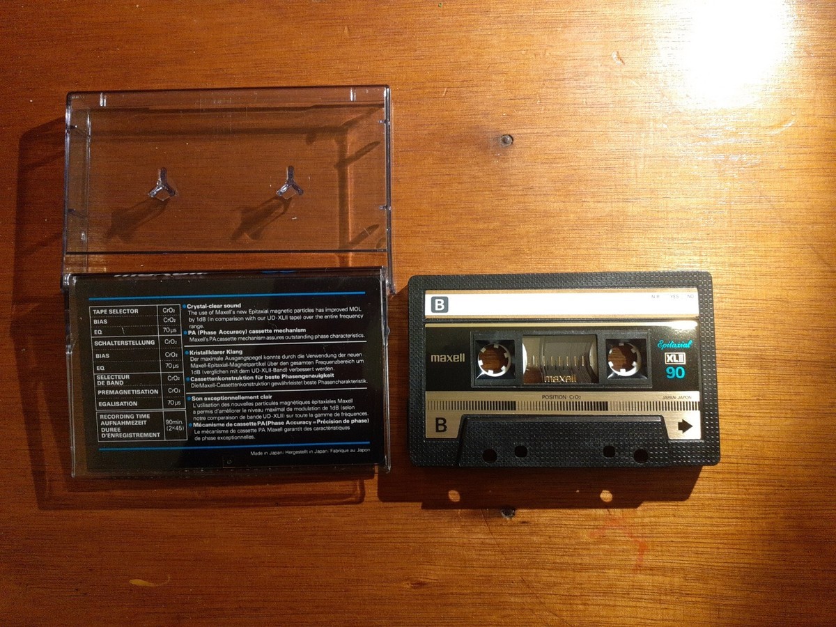 5 Stück Maxell XL II-S 90 MC Kassette Tape NEU und OVP