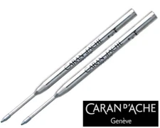 Caran D'ache Goliath Ballpoint Pen Refill Broad Black (Pack of 2) CA-8428109