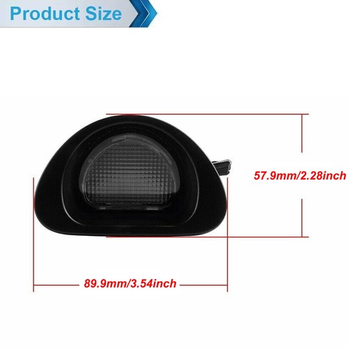 2Pcs Feux de Plaque d'immatriculation LED Blanc pour 05-14 Citroen C1 Peugeot 107 - Photo 6/10
