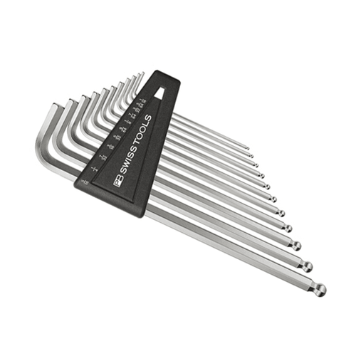 PB Swiss 12 pcs 212.ZLH-12 CN(1/20-5/16)12P Ball-end long hex wrench - Picture 2 of 2