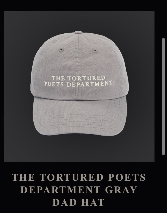 In hand Taylor Swift Secret Gardens In My Mind Hat TTPD Dad Hat Tortured Poets Looking to buy Taylor Swift main image 2