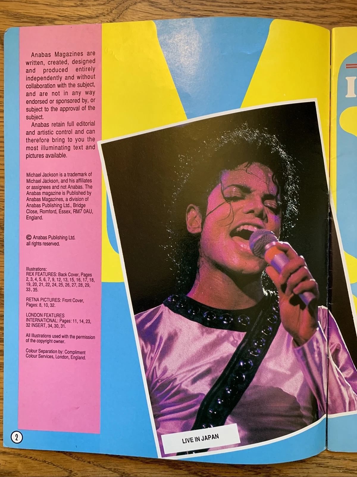 Michael Jackson UK Anabas Magazine Issue #6 England UK - 画像3/9