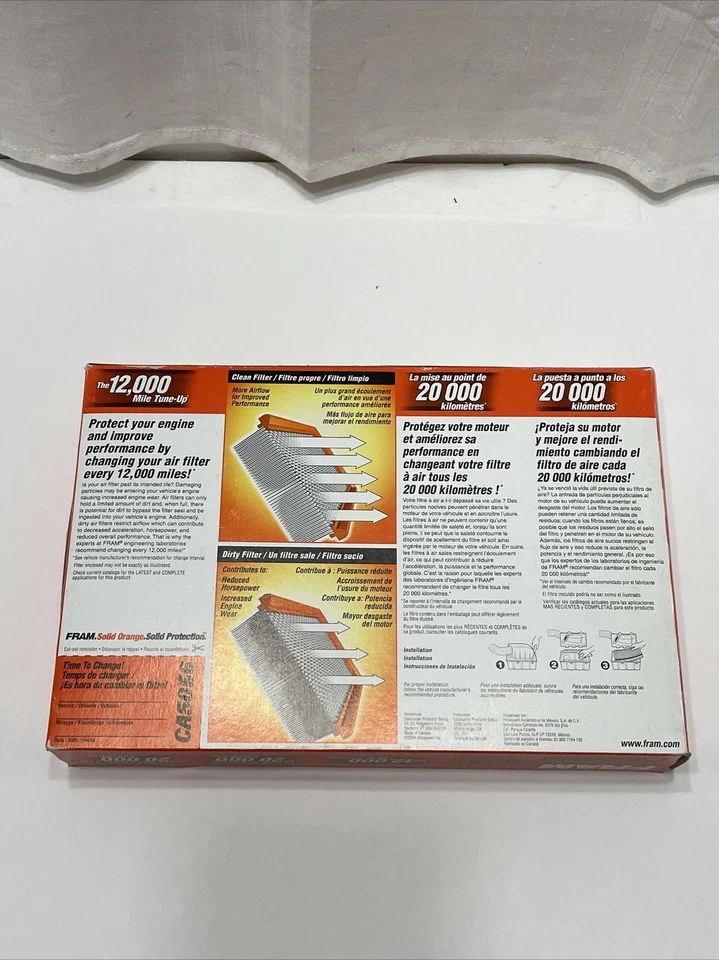 FRAM Extra Guard 空气过滤器,CA5056 全新福特 V8 — 第 2/4 张图片