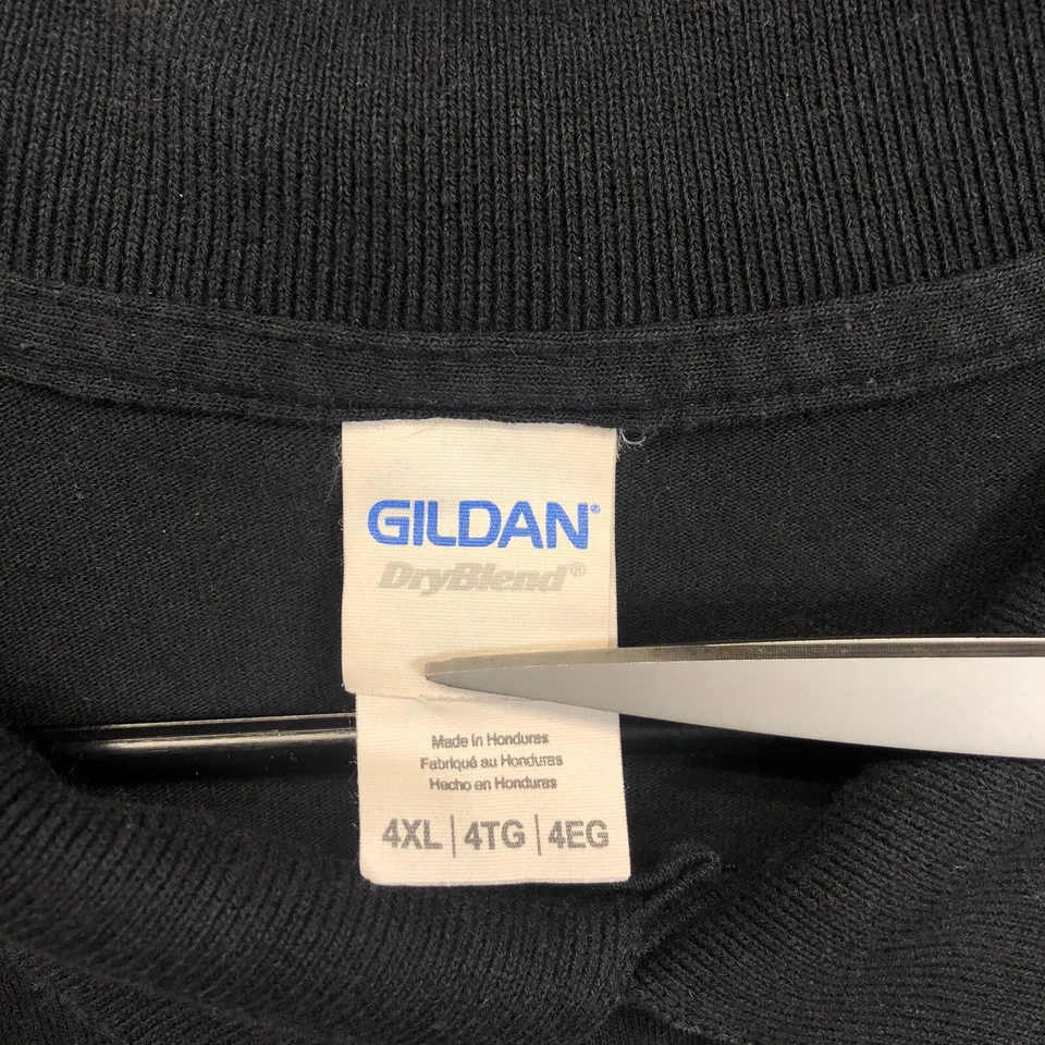 Camisa polo vintage con logotipo Dodge Ram para hombre 4XL negra Gilden mezcla seca Foto 3 de 4