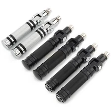 CNC Universal Motorcycle Folding Footpegs Foot Pegs Rear Set Pedals Racing Bikes