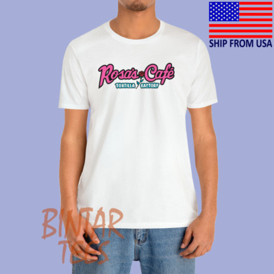 Rosas Cafe Tortilla Factory Men's White Size S to 5XL
