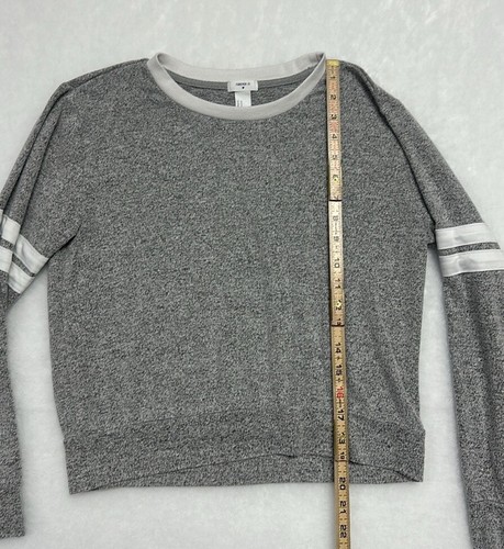 Forever 21 Damen Pullover grau-weiß Gr. Medium - Bild 5 von 8