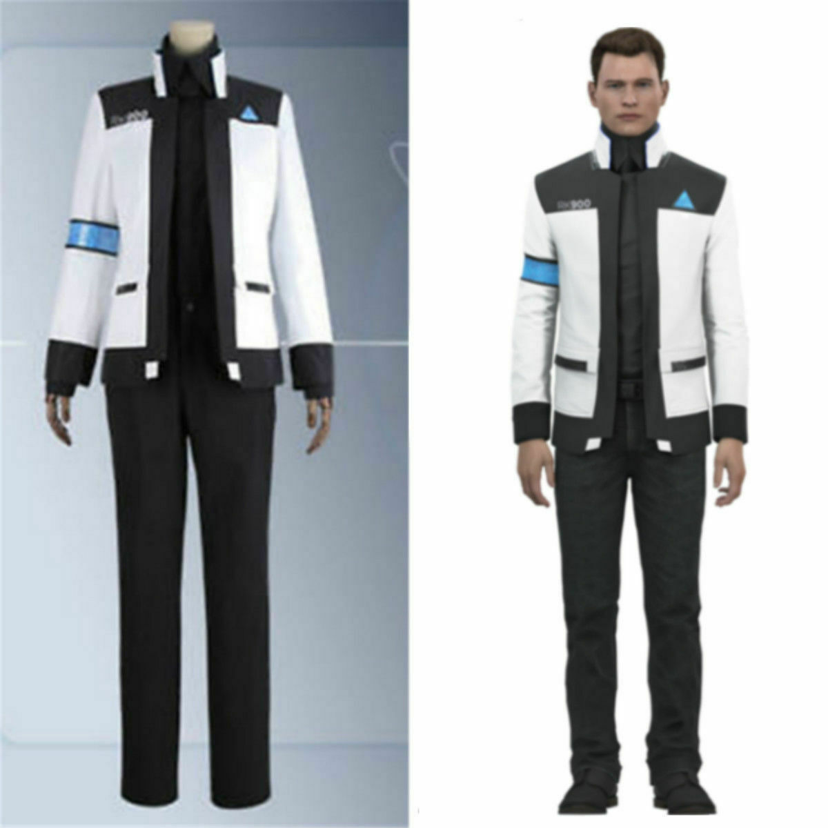Detroit Become Human Connor RK900 Jackets Uniform Cosplay Costume Full set  &T