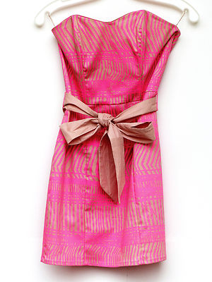 h and m pink satin dress Women's Powder pink Satin Dress with Low-Cut Back