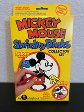 Shrinks Dinks Mickey Mouse Collector Set by Colorforms 1980's