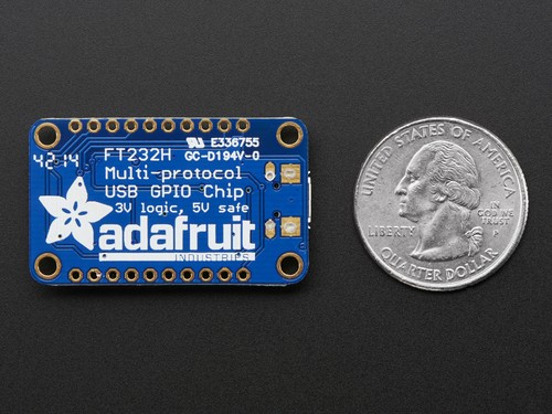 Adafruit FT232H Breakout General Purpose direct USB to GPIO SPI I2C UART FTDI - Picture 3 of 4