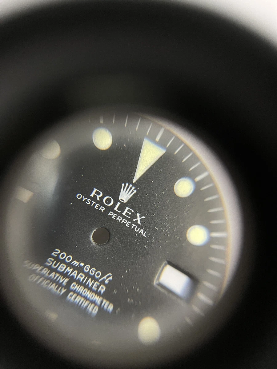 ROLEX Submariner Date 1680 Replacement SERVICE Dial METERS FIRST