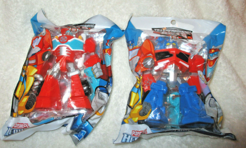 Transformers~Rescue Bots~Optimus Prime~Heatwave The Fire Bot~2 quantità~confezione sigillata. - Foto 7 di 9
