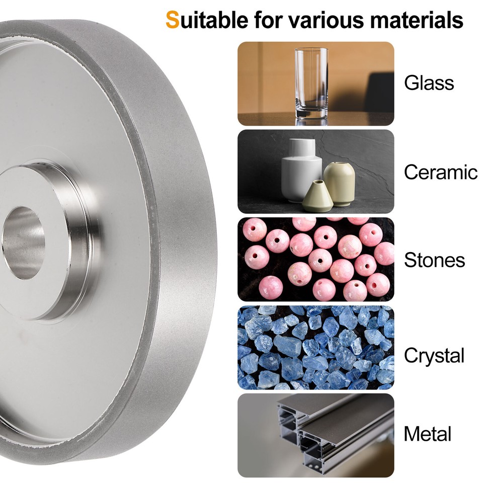 High Porosity Diamond CBN Grinding Wheel Sharpening Carbide Bond 1 Inch - View #3