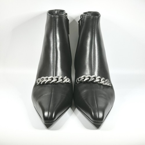 New Tom Ford Chain Link Black Leather Boots Mens Size 37.5EU/7.5US - Picture 2 of 10