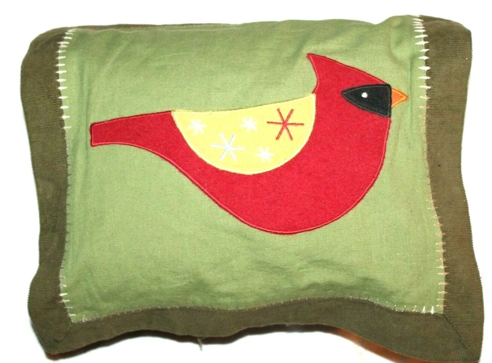 Reposapiés otomano tapizado Red Cardinal Bird y mantel individual de tela alfombrilla 2 piezas  Foto 3 de 4