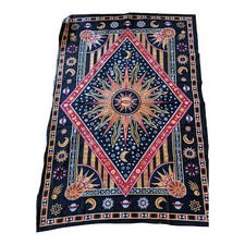 Boho Hippie Celestial Sun Moon Star Mandala T...