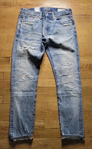 GAP 1969 Archive Japanese Selvedge Denim Jeans slim taper sz 31x30 NEW NWT  $$$$$ | eBay