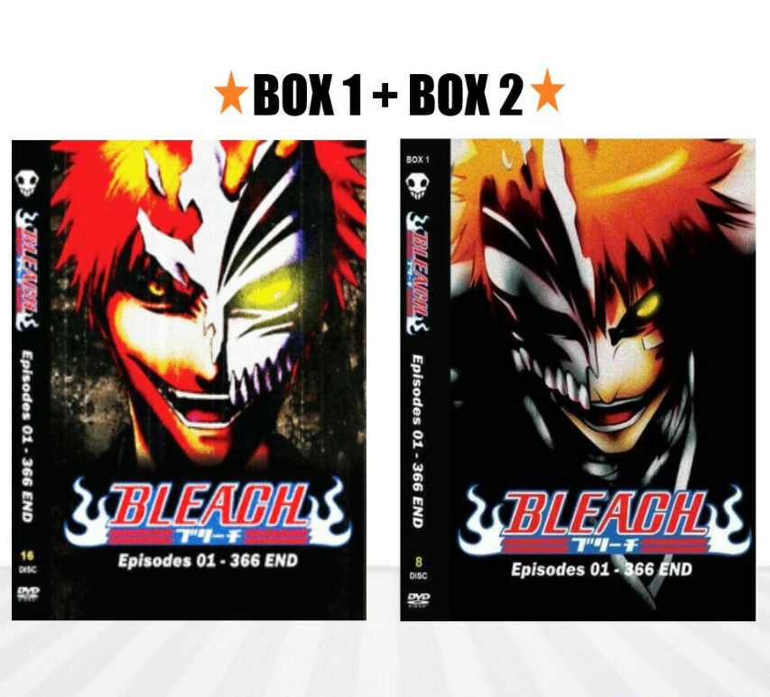 Bleach Movies Bleach Dvd Box Bleach English Dubbed Complete Series