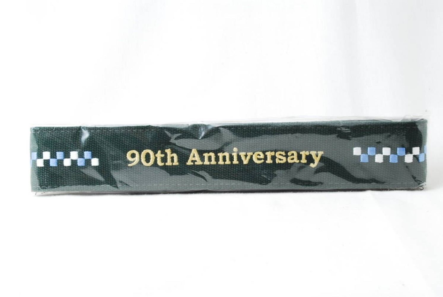OLYMPUS 90th Anniversary Green & Gold Embroidered Camera Strap Made in Japan