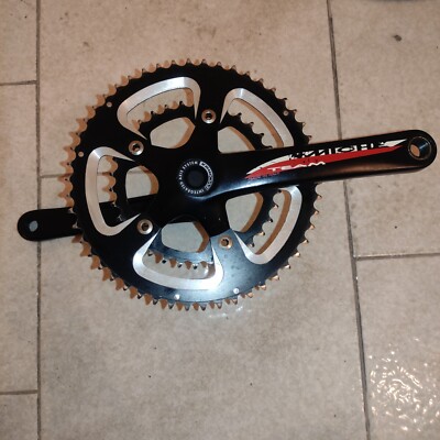 MICHE TEAM Compact Kurbelgarnitur kompatibel mit Shimano Dura Ace