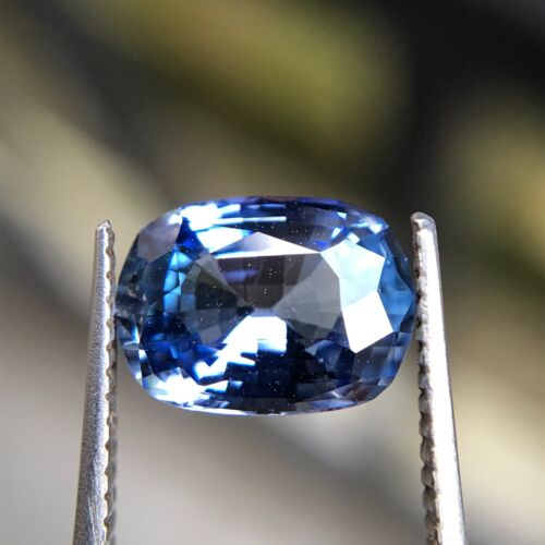 IGI Certified 1.29 CT Natural Blue Sapphire Ceylon Gemstone VVS1 Jewelry Stone h - Picture 2 of 7