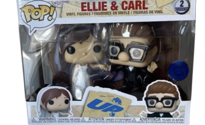 FUNKO POP Disney Pixar UP Carl And Ellie Wedding PACK Exclusive - Main Image
