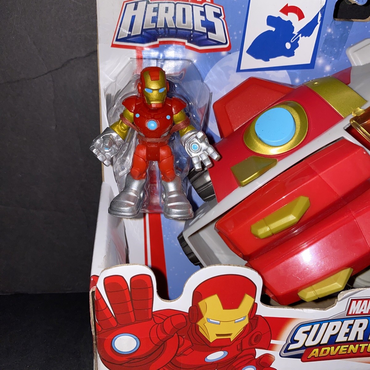 Imaginext Iron Man With Spaceship Playskool Heroes Marvel Super