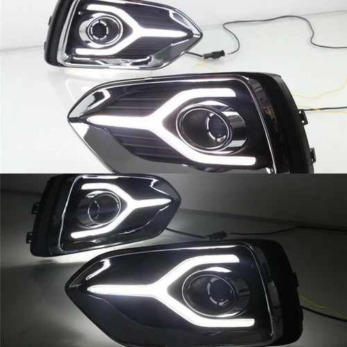 Luz antiniebla LED diurna con intermitente para Hyundai Accent 2018-2022 - Imagen 7 de 9