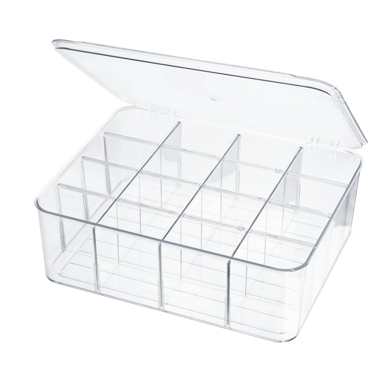 Socks Underwear Drawer Organzier Dividers 16 Compartment Removable Divided-image