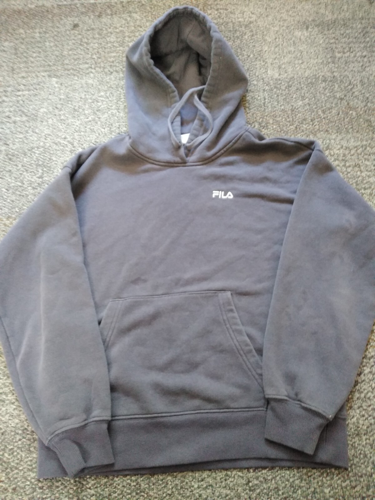 Felpa con cappuccio pullover Fila leggera viola lavanda taglia small