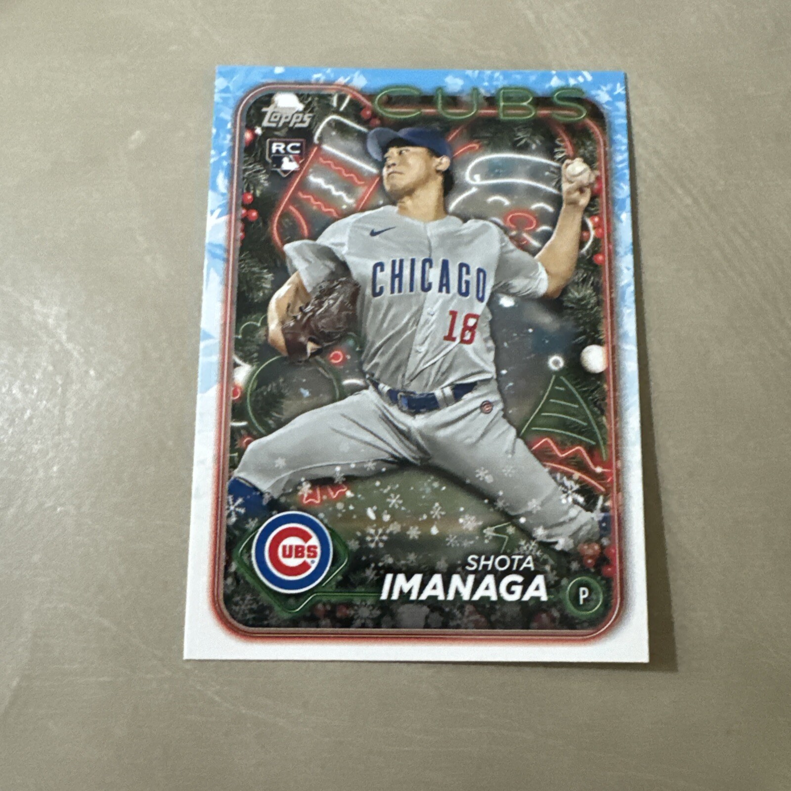 2024 Topps Holiday Shota Imanaga #H84 RC
