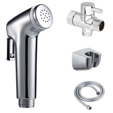 Brass 7/8" T-adapter Baby Cloth Diaper Sprayer For Bathroom Toilet Bidet Sprayer