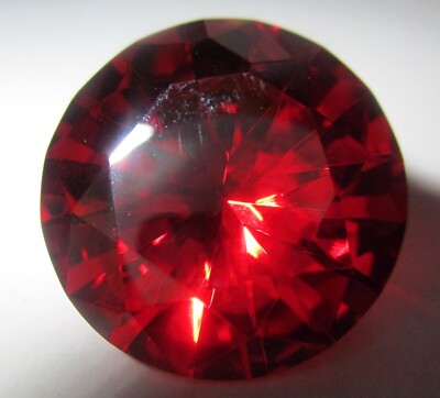 Cubic Zirkonia 2,0 m, Granat - Rot,  Brillant-Schliff 10, ...; 500Stück
