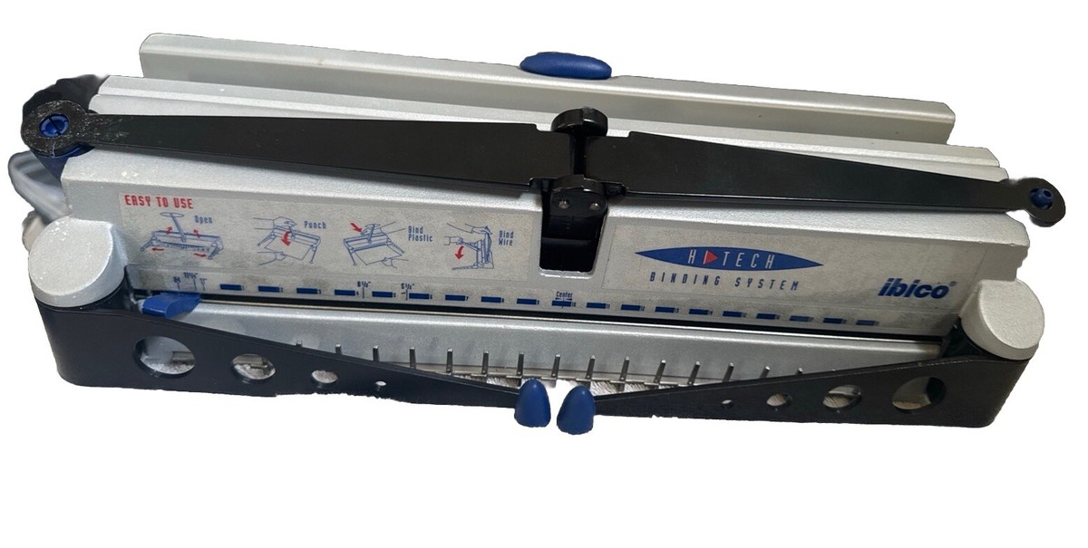 IBICO HI-Tech Binding System 19 Comb Punch Plastic Wire Machine