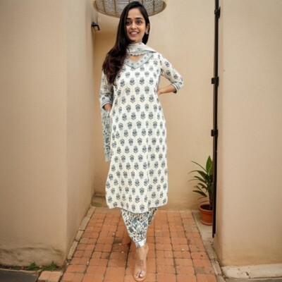 malmal cotton dress Yellow Short Malmal Cotton Chikankari Gown