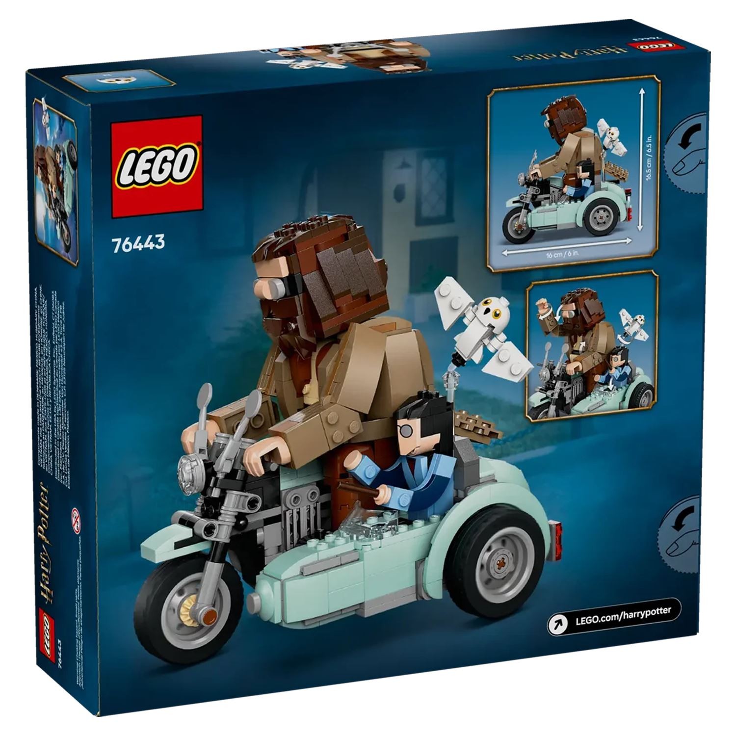 LEGO Harry Potter Figurine (76443) Hagrid Motorcycle Kit Building Toy Set - Image 11