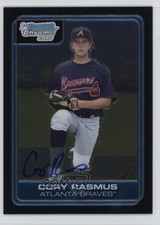 2006 Bowman Draft Chrome Draft Picks Cory Rasmus #DP78 Auto h6c
