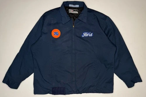 Vintage Ford Motors Mechanic Work Delivery Jacket | XL - product listing photo