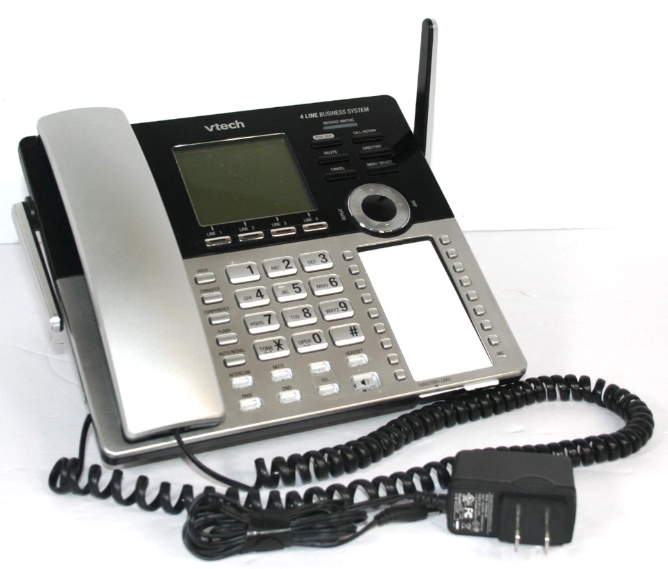 Teléfono Vtech y alimentación de CA, CM18245 4 líneas, usado, DECT 6 (base no incluida CM18445) Foto 2 de 4